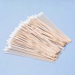 medical cotton swabs wooden stick
